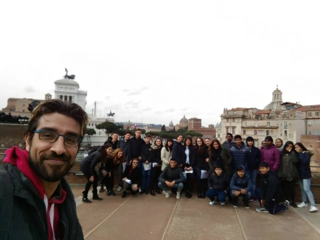 Foto di gruppo a Roma