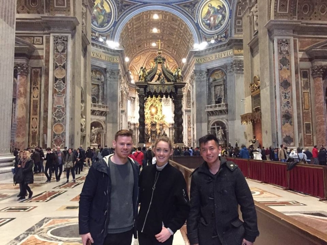 Visita a San Pietro