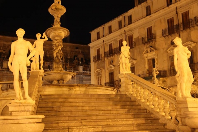 Palermo by night