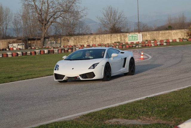 Lamborghini in pista