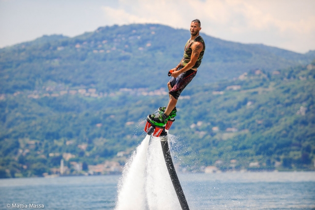 Il flyboard in azione