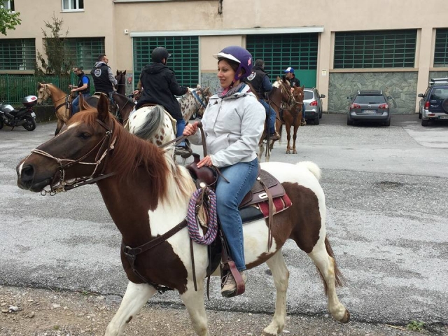 passeggiata in paese
