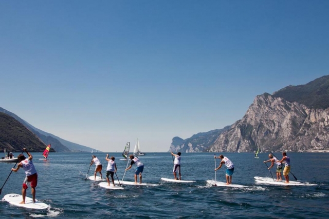 SUP con gli amici