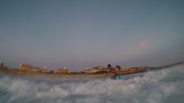 Durante il surf