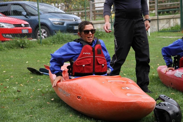 Le prove generali sul kayak