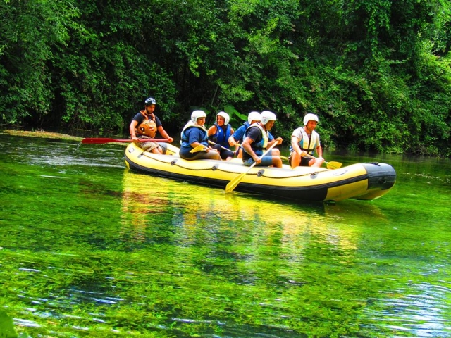 In the river 