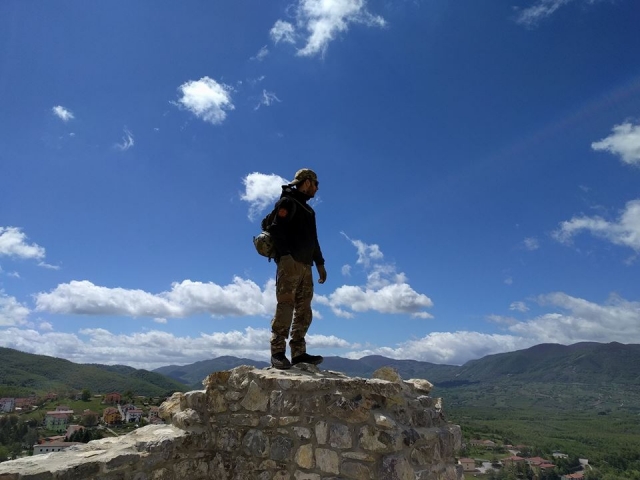  admirando o panorama 