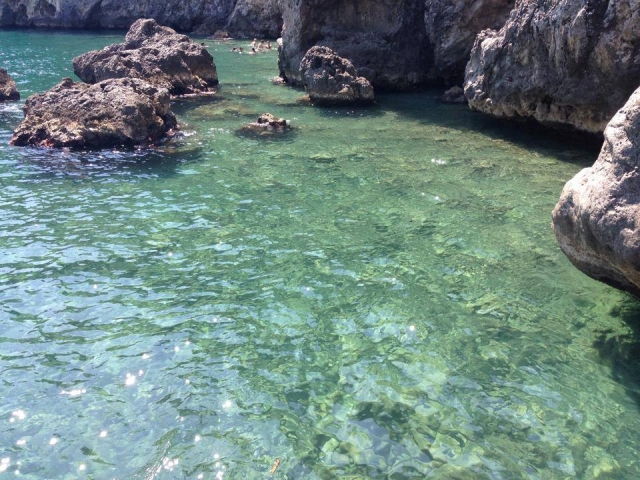  der Strand von Santa Croce in Costiera 