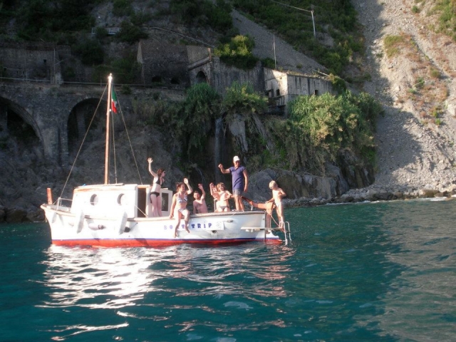 Alle an Bord Angelina 