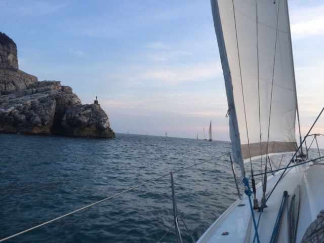  Renting sailing boats on the lake 