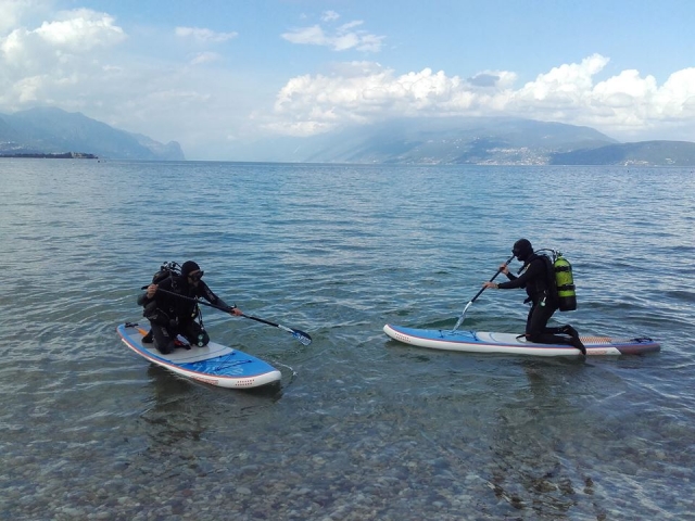 Também os mergulhadores vão para Paddle 