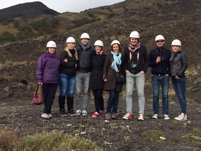  A group of speleologists ready for adventure 