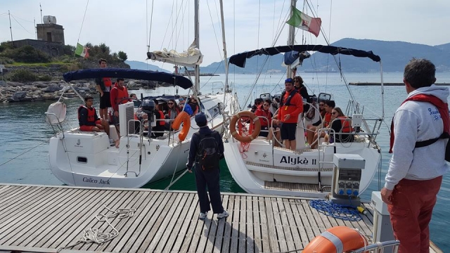Salpando per la lezione