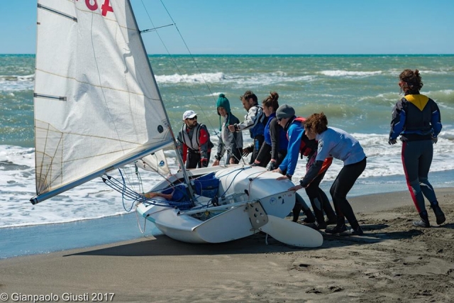 Nossos alunos prontos para velejar 