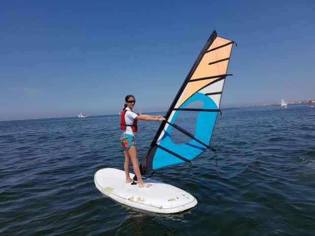  Windsurf do campus para crianças 
