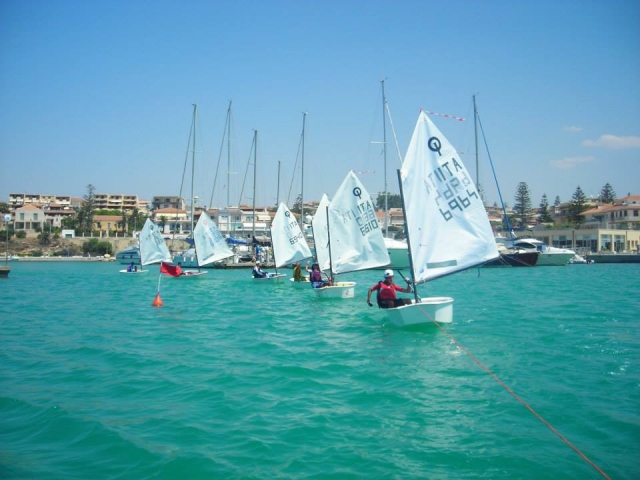  On board the Optimists 