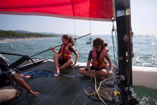 Tutti in catamarano