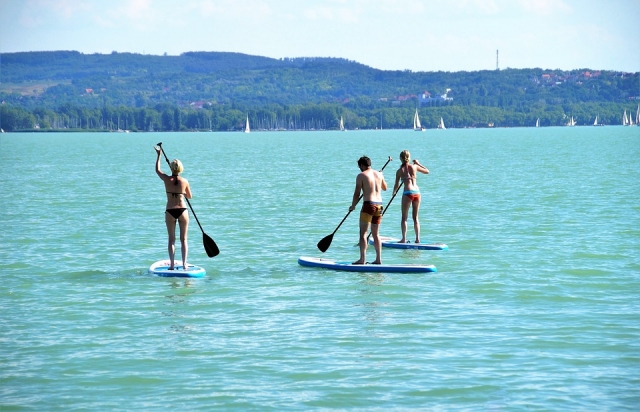  Ein bisschen Paddle-Surfen in der Toskana 
