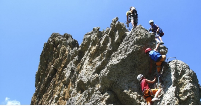 conquistando la cima