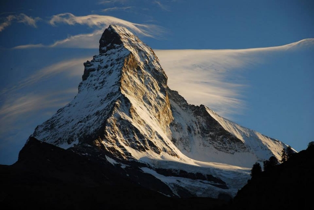 La bellezza di una montagna suntuosa