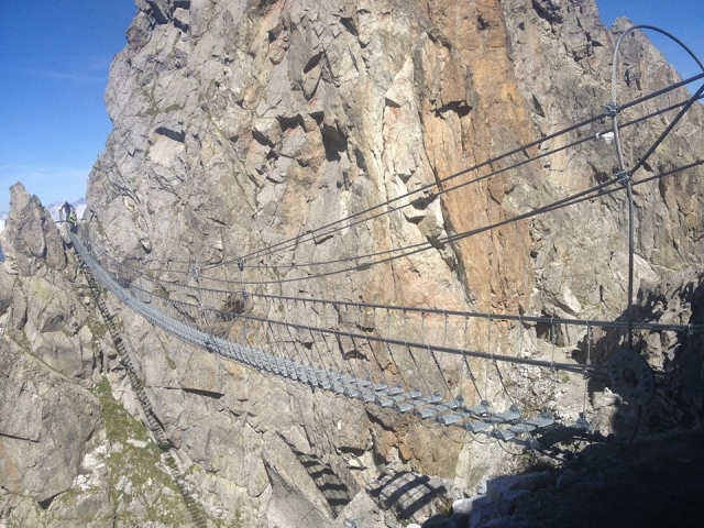 I ponti della via ferrata