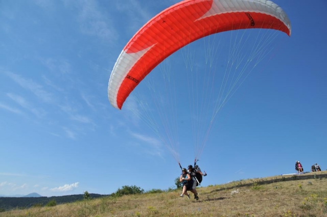 Departure from Monte Baldo 
