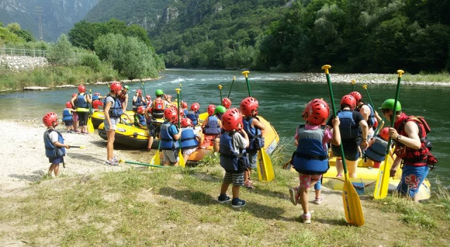 prima di un'esperienza in kayak