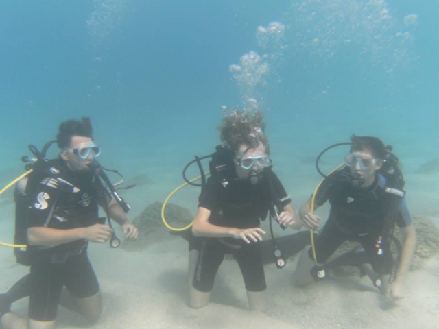  during i corsi di diving 