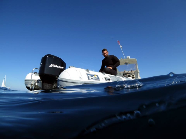  em preparação para o mergulho 
