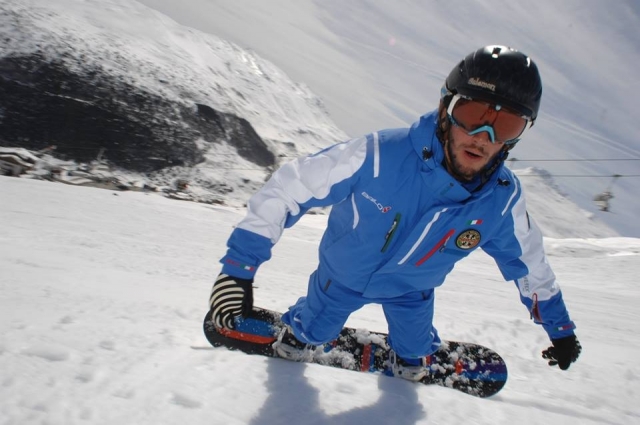  émotions sur le snowboard