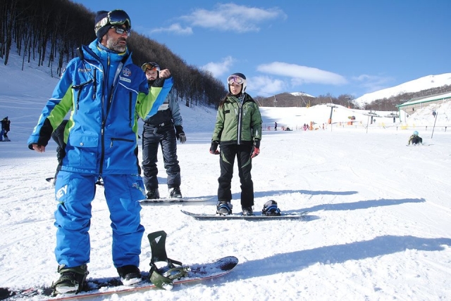  Aprendendo a Anad em snowboard 