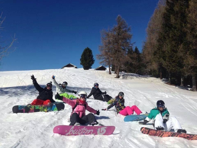 i nostri giovani snowboarders