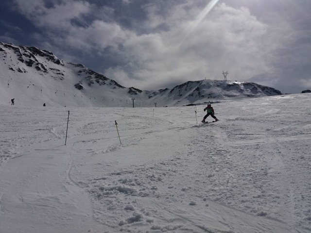 In discesa tra i paletti