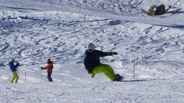 Dure lezioni di snoeboard