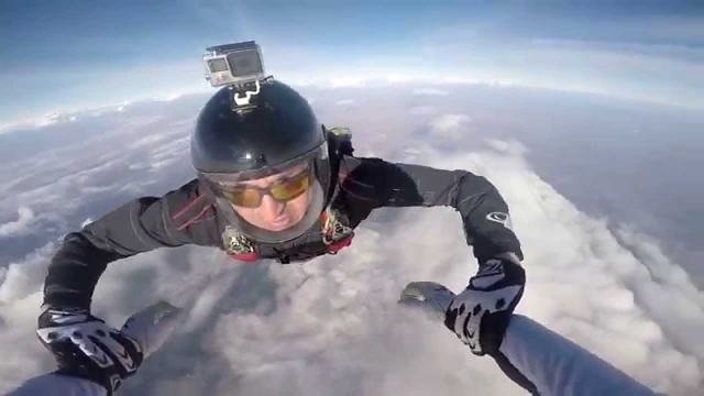  Go Pro über den Wolken 