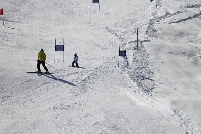 所有年龄段的安全滑雪道