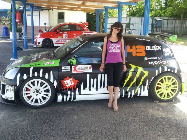 Um de nossos carros de rally 