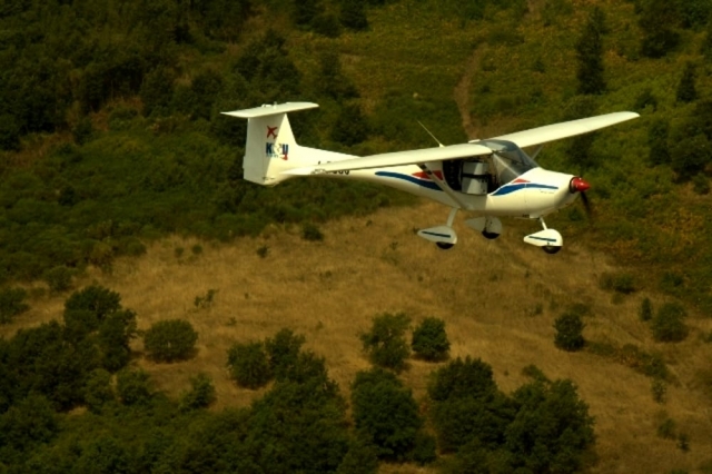 un ultraleggero in volo
