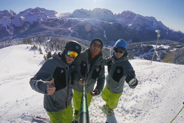 Un selfie da professionisti