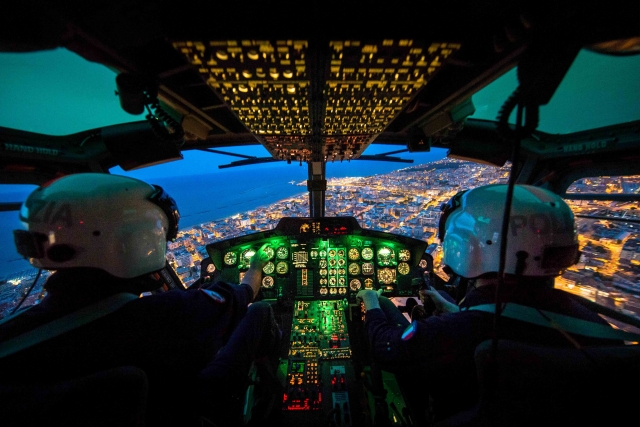 i nostri elicotteri dall'interno