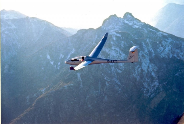  A volo in aliante 