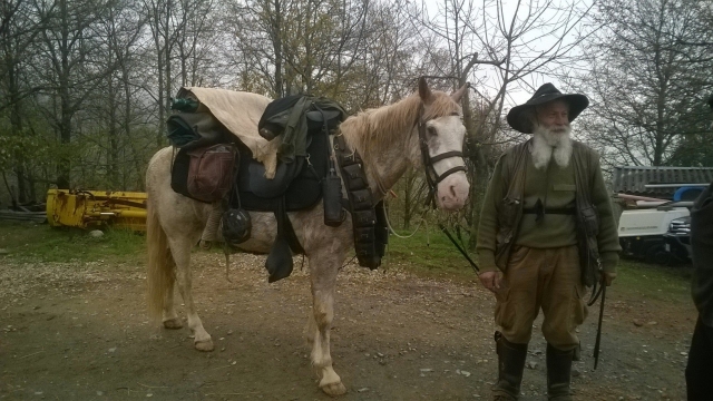  après une longue randonnée à cheval 
