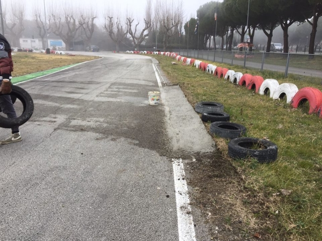 manutenzione della pista