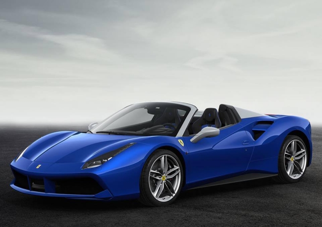 Ferrari azzurra