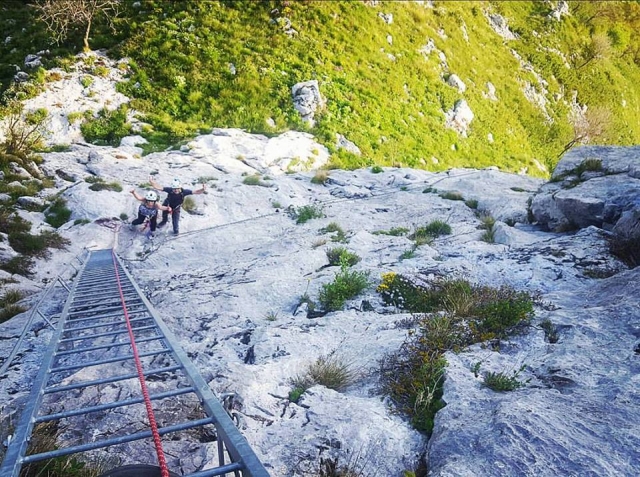 Erleben Sie auf dem Klettersteig 