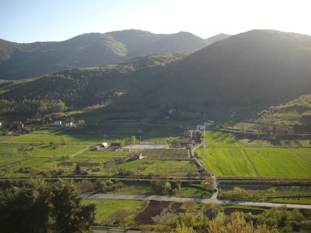 una vista del ranch
