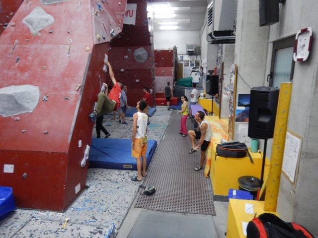 500 metros quadrados de escalada 