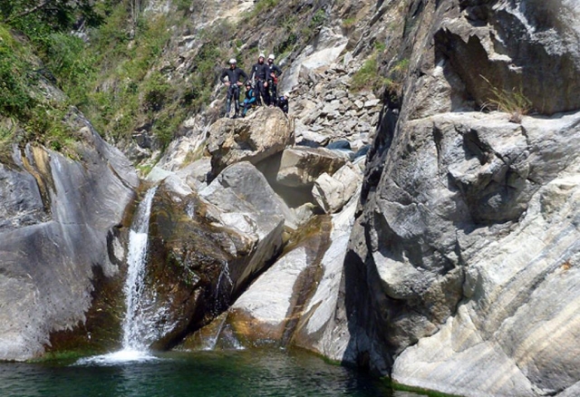Canyoning das Gefühl 