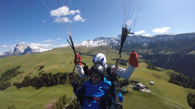 Con le montagne alle spalle