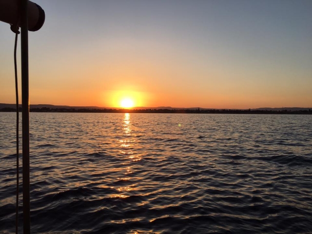 Voici le coucher de soleil 